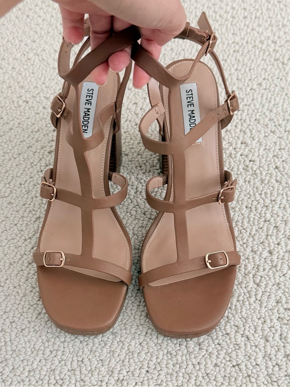 Steve Madden Daelene Ankle Strap Sandals - Picture 7 of 13
